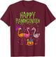 Happy Flamingoween Scary Flamingos Funny Halloween Costume T-Shirt - T-Shirt | Maroon