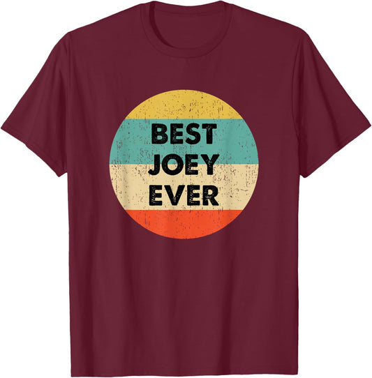 Joey Name Shirts & Gifts Joey Name - Women, Children ( ) - Black - Small - Short Sleeve - Crew Collar - Modern - Personalized - Vacation - Exercise and Fitness - Casual - All Seasons T-Shirt - T-Shirt | Maroon