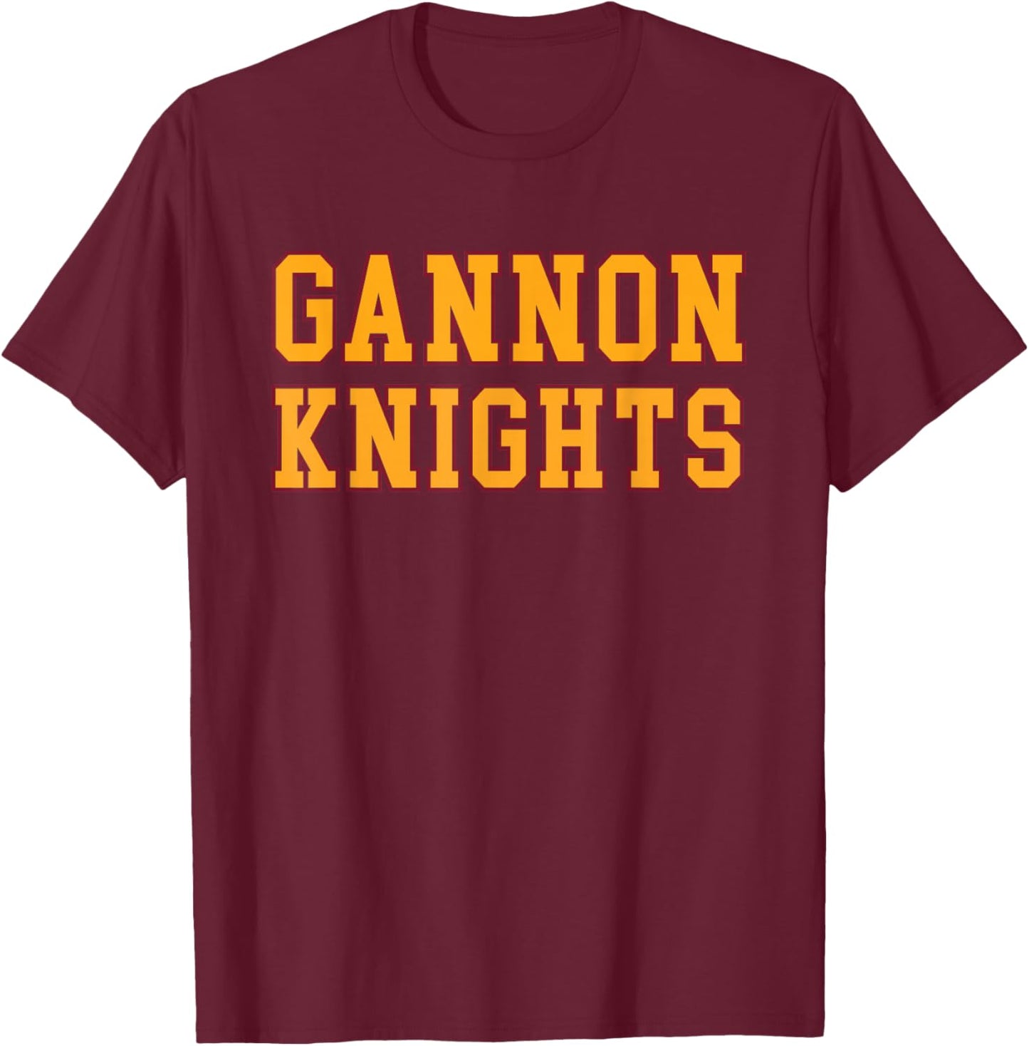 Gannon University Knights Retro Men Women Boys Girls T-Shirt - T-Shirt | Maroon