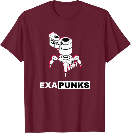 Zachtronics: EXAPUNKS (Relaxed) T-Shirt - T-Shirt | Maroon