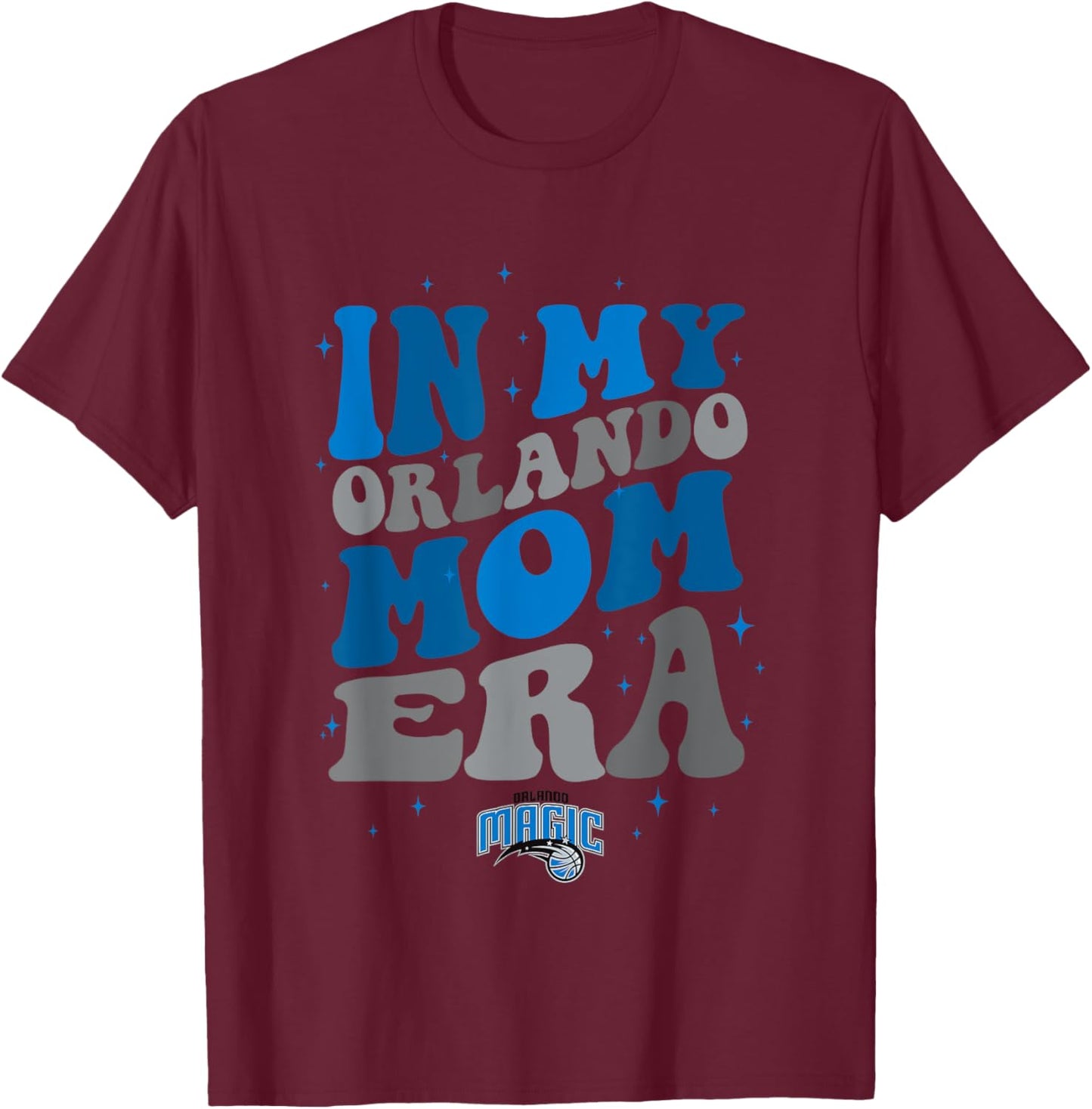 NBA Orlando Magic In My Orlando Mom Era Logo T-Shirt - T-Shirt | Maroon