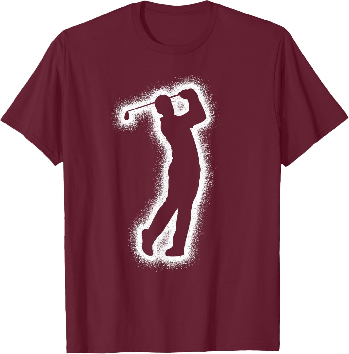 Golf Player Golfer Boys Kids Men Golfing T-Shirt - T-Shirt | Maroon