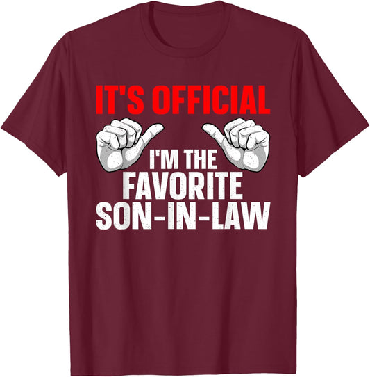 Best Son In Law Boys From Mother In Law Son In Law T-Shirt - T-Shirt | Maroon