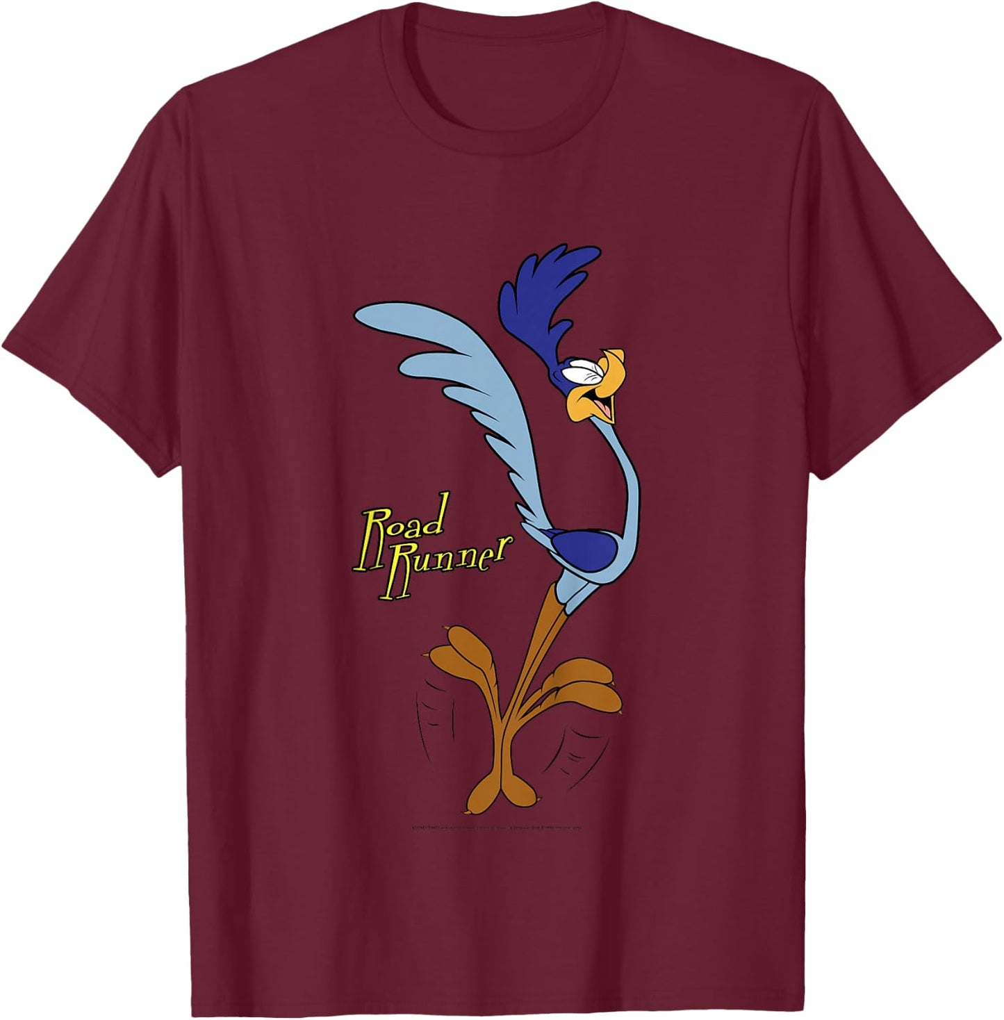Kids Looney Tunes Road Runner Happy Portrait T-Shirt - T-Shirt | Maroon