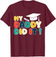 My Daddy Did It Graduation Dad Graduated Proud Children Kids T-Shirt - T-Shirt | Maroon