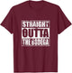 Straight Outta the Bodega for Bodega Workers Lovers T-Shirt - T-Shirt | Maroon