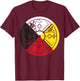 Medicine Wheel T-Shirt - T-Shirt | Maroon