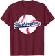 Washington DC Baseball Vintage Pride Love City T-Shirt - T-Shirt | Maroon