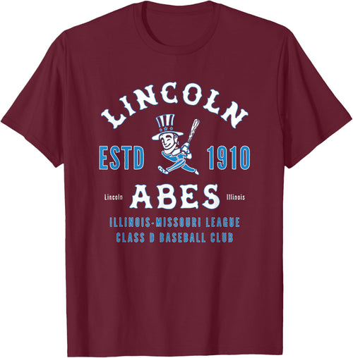 Vintage Lincoln Illinois Abes Defunct Baseball Team