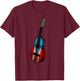 Puerto Rican Flag Cuatro Boricua T-Shirt - T-Shirt | Maroon