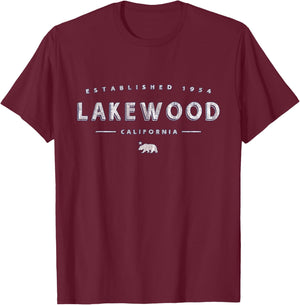 Lakewood California - Lakewood CA T-Shirt - T-Shirt | Maroon