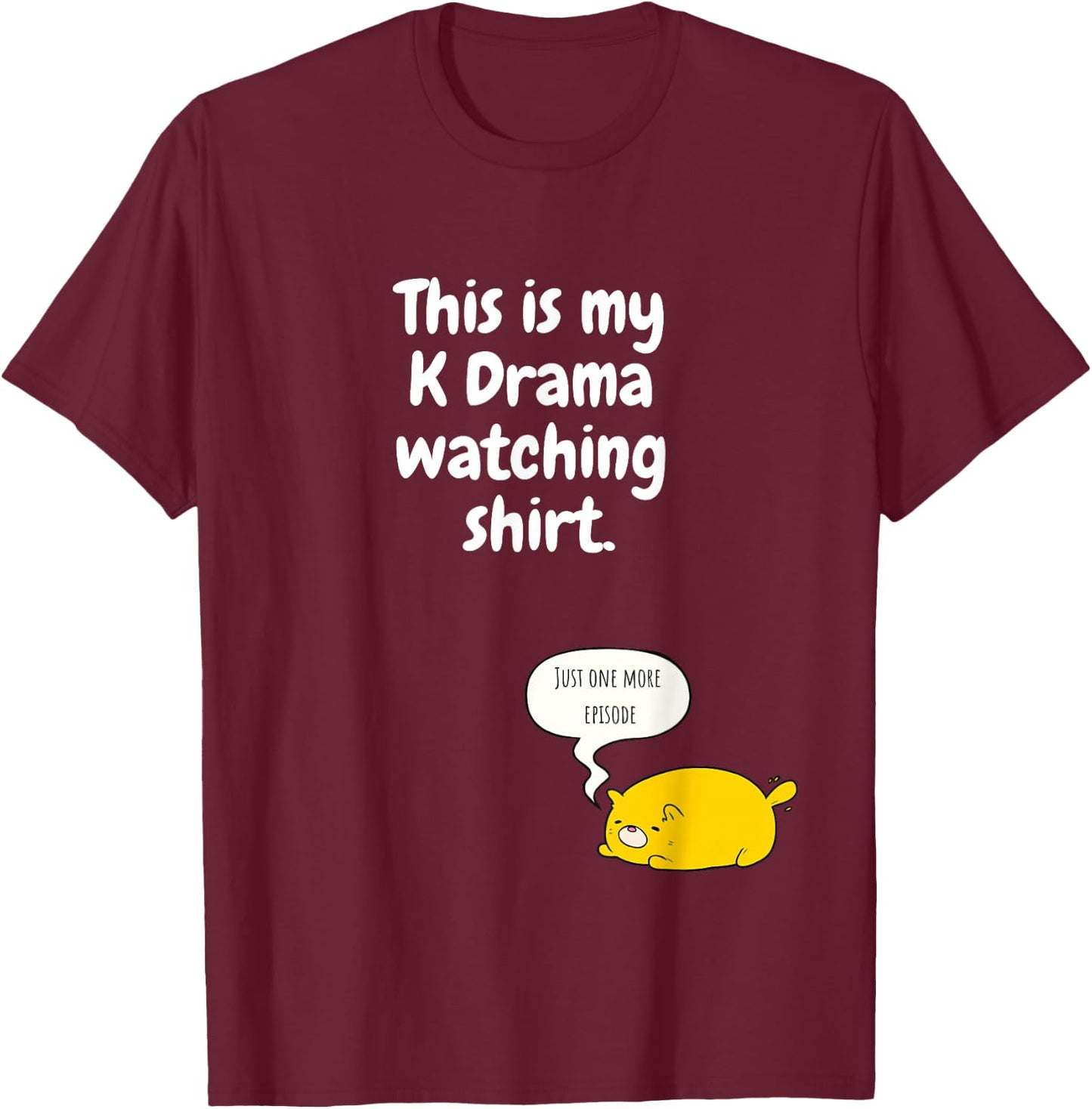 Kdrama Kpop Army Fan Bias Korean Drama Teen Gift T-Shirt - T-Shirt | Maroon