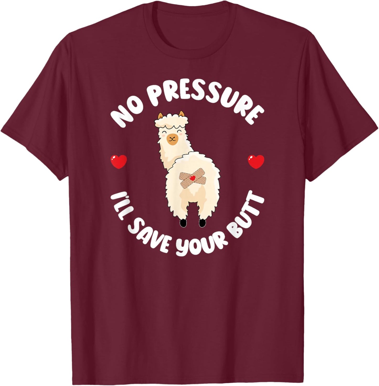 Funny Wound Care Nurse Wound Care Nursing - Black, -Adults, Small, Short Sleeve, Classic Fit, Cotton 65% Polyester 35%, Casual, Alpaca Embellishment, Halloween, Christmas T-Shirt - T-Shirt | Maroon
