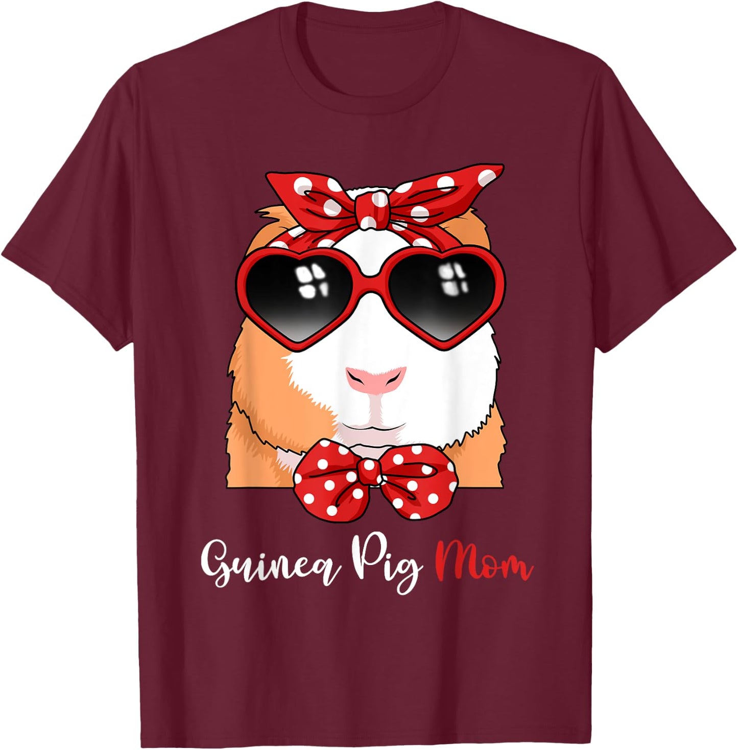 Guinea Pig Shirt Girls Guinea Pig Gifts Women Guinea Pig T-Shirt - T-Shirt | Maroon