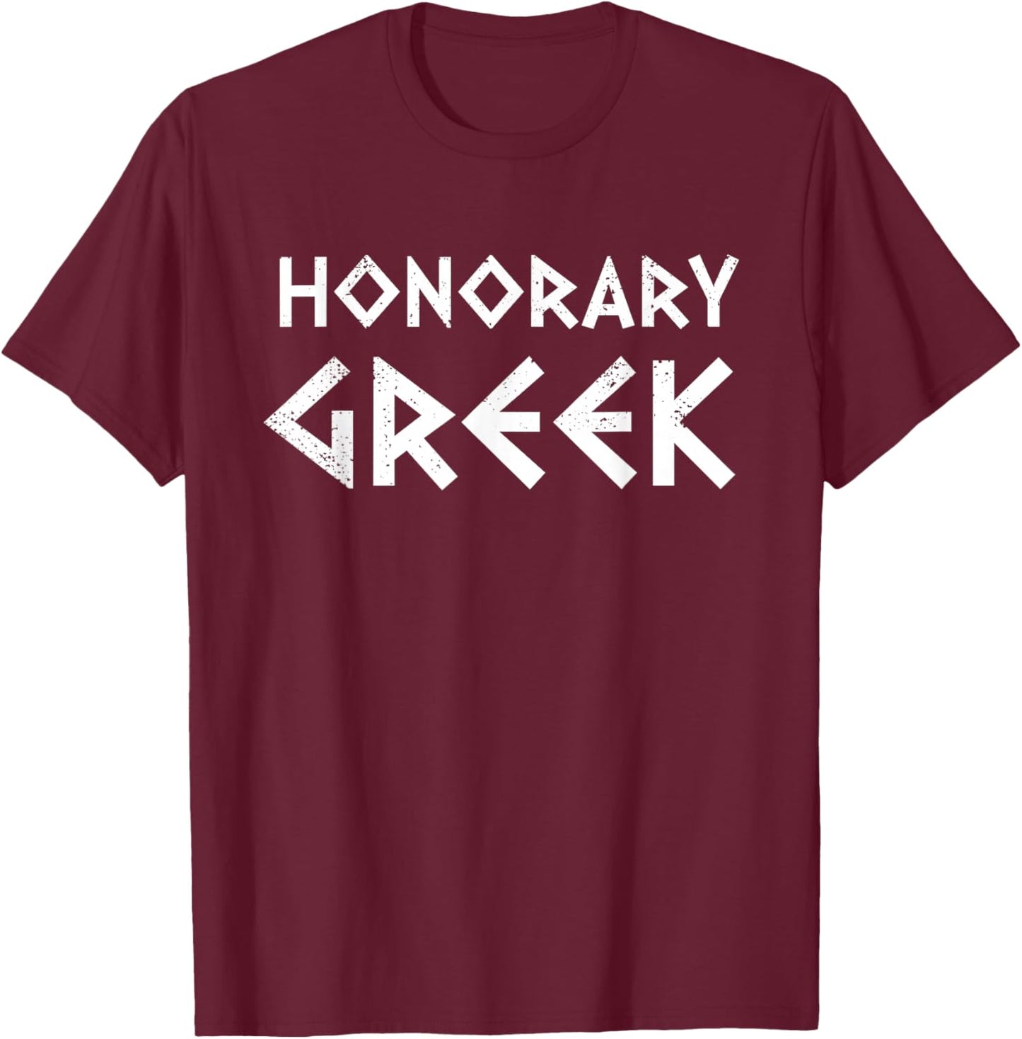 Honorary Greek Ancient Greek Wedding Greek By Marriage T-Shirt - T-Shirt | Maroon
