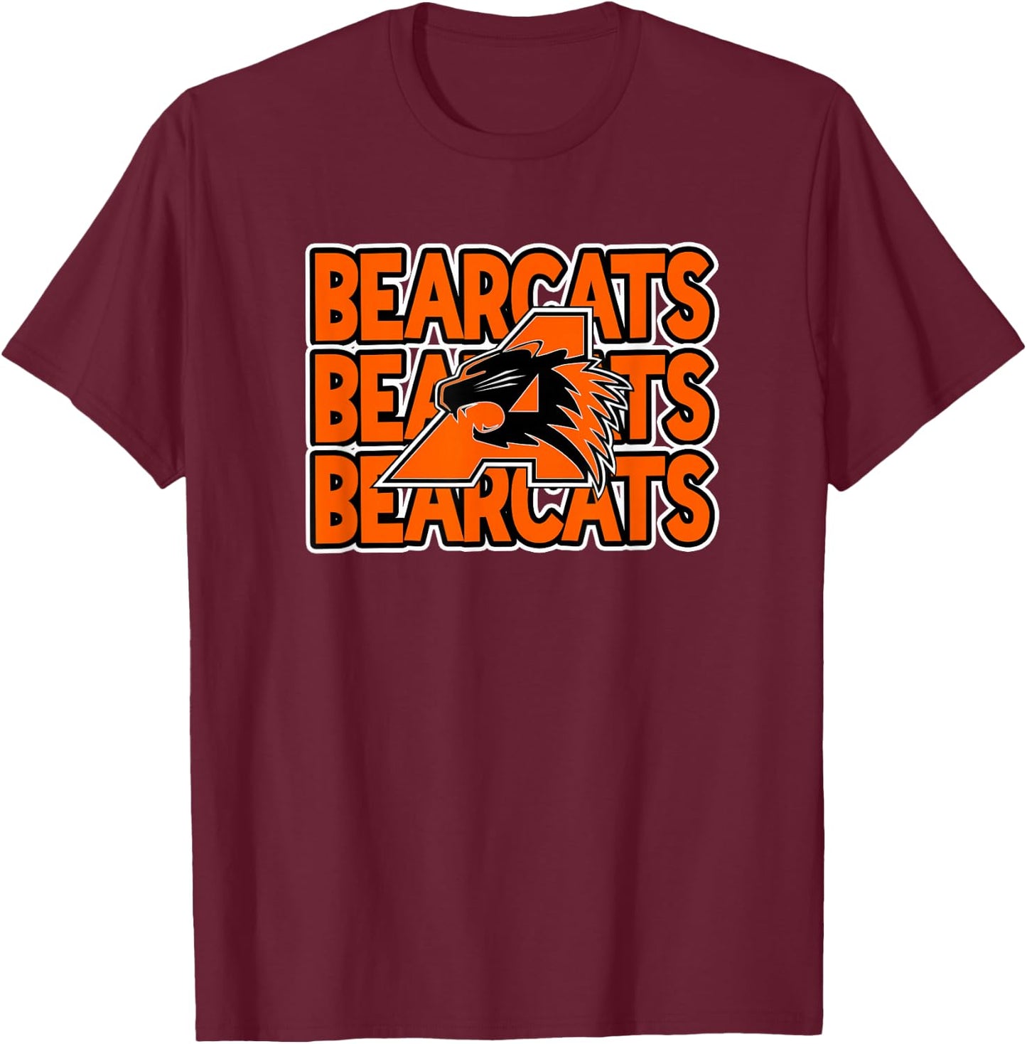 Aledo High School Bearcats T-Shirt - T-Shirt | Maroon