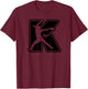 Fastpitch Softball Pitcher Strikeout K Bye Funny Saying T-Shirt - T-Shirt | Maroon