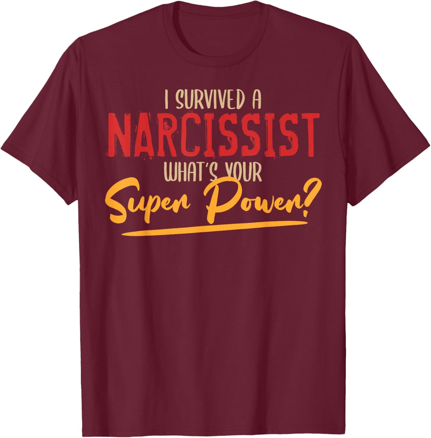 Funny Narcissist Ex Husband Wife Happily Newly Divorced T-Shirt - T-Shirt | Maroon