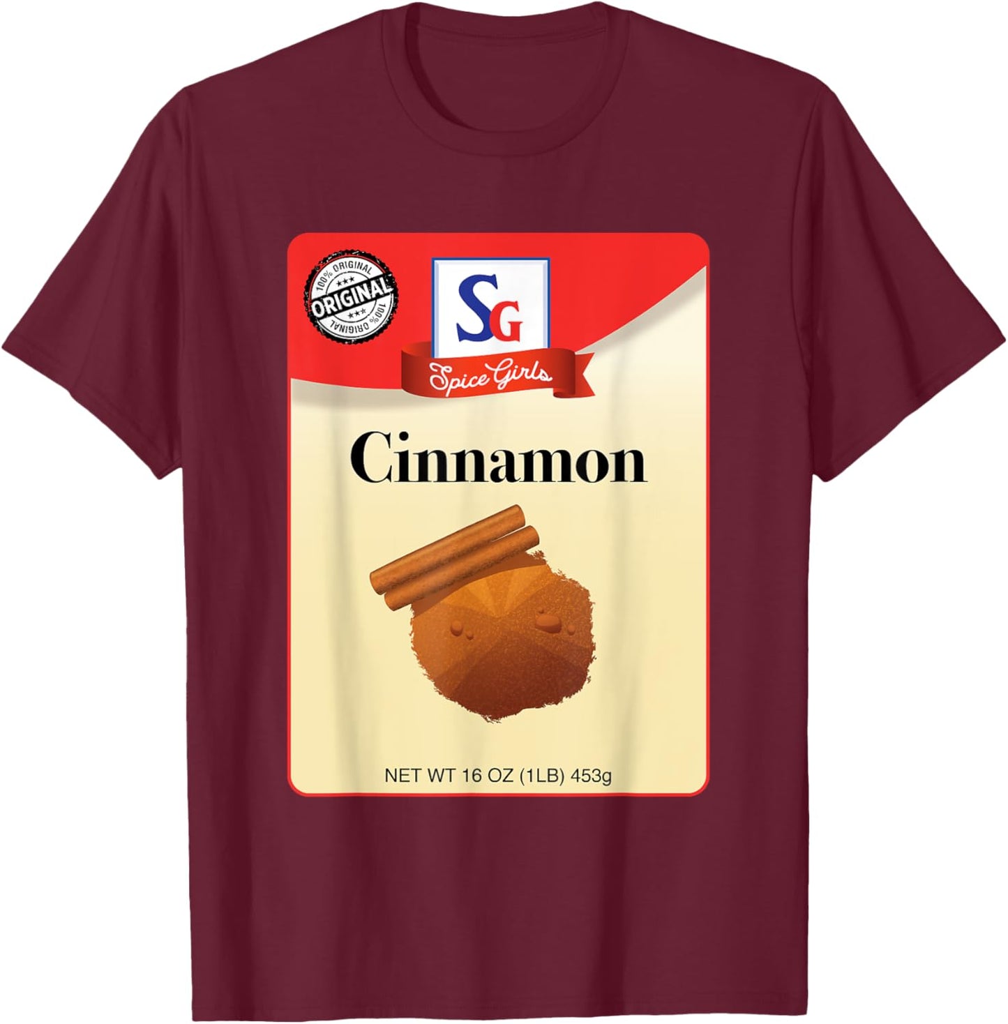 Spice Halloween Costume - Cinnamon - Group, Girls, Women T-Shirt - T-Shirt | Maroon