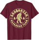 Sasquatch Research Team Funny Bigfoot Yeti Men Women Kids T-Shirt - T-Shirt | Maroon