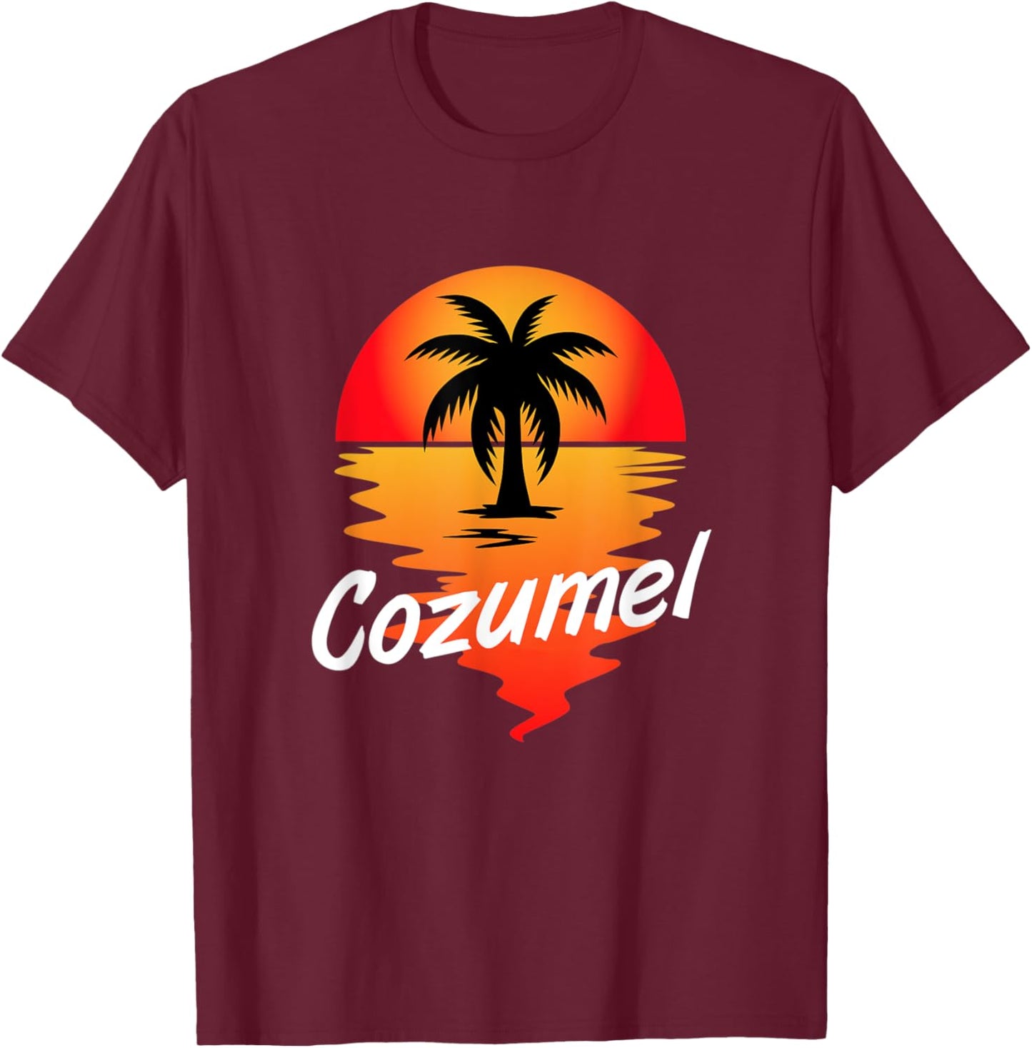 Cozumel Mexico T-Shirt - T-Shirt | Maroon