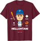 Shohei Ohtani Los Angeles Baseball HellOhtani MLBPA T-Shirt - T-Shirt | Maroon