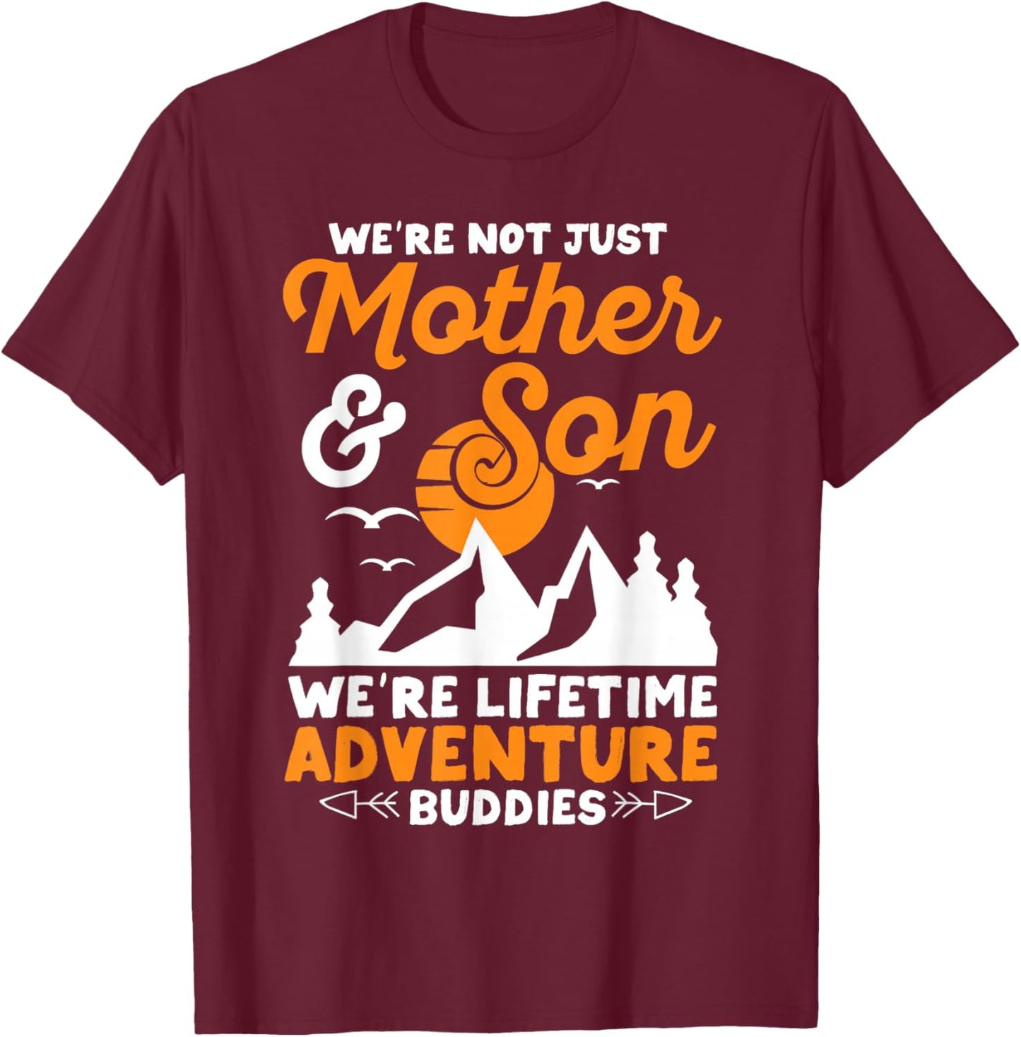 Mother And Son Mother's Day From Son Matching Mom T-Shirt - T-Shirt | Maroon