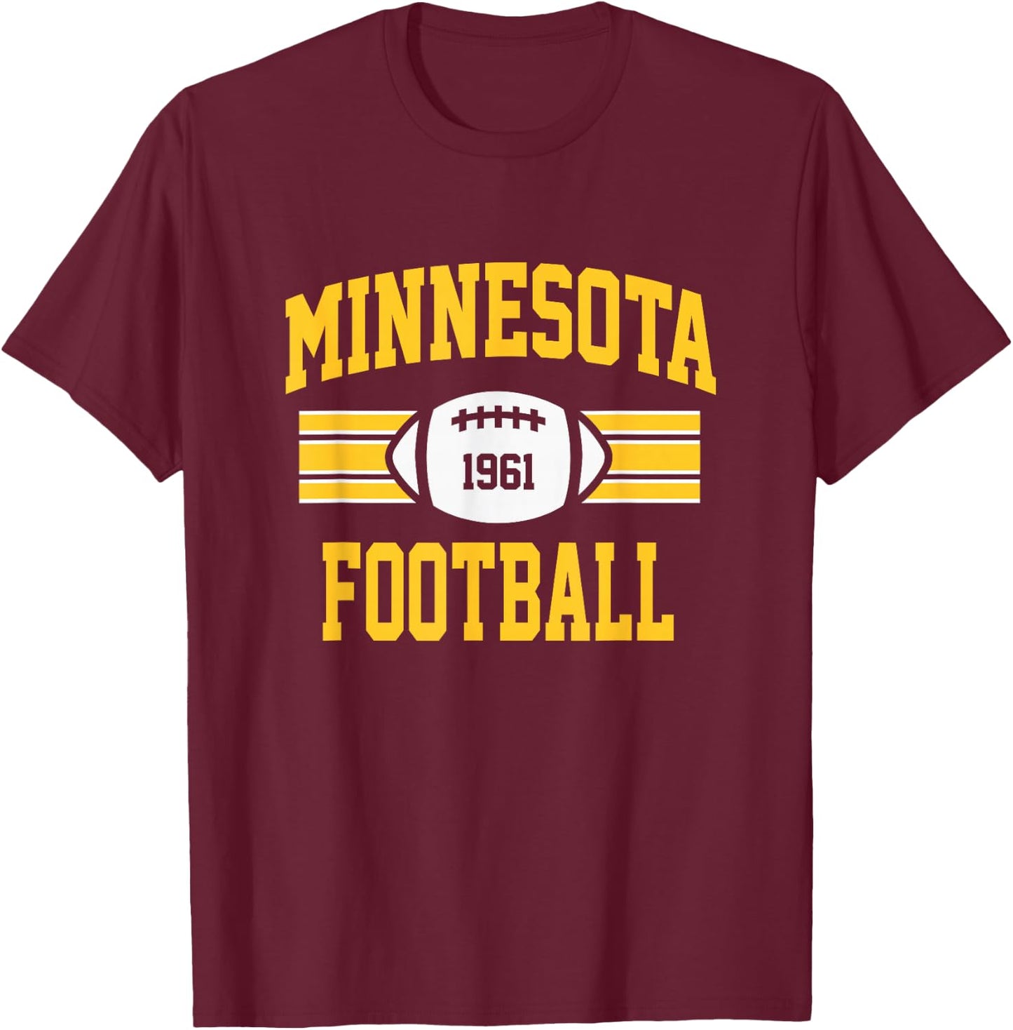 Minnesota Football Athletic Vintage Sports Team Fan Gift T-Shirt - T-Shirt | Maroon