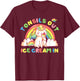 Tonsil Out Ice Cream In Tonsil Removal Surgery Recovery gift Men Women Kids T-Shirt - T-Shirt | Maroon