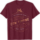 Funny All Country Cow Tipping Team T-Shirt - T-Shirt | Maroon