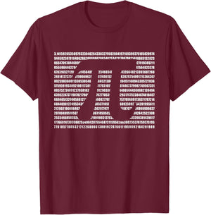 Pi Day 2023 Math Science Funny Teacher Gift | & T-Shirt - T-Shirt | Maroon
