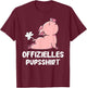 Schwein Offizielles Pupsshirt Pupsen Furz Furzen Schweinchen T-Shirt - T-Shirt | Maroon