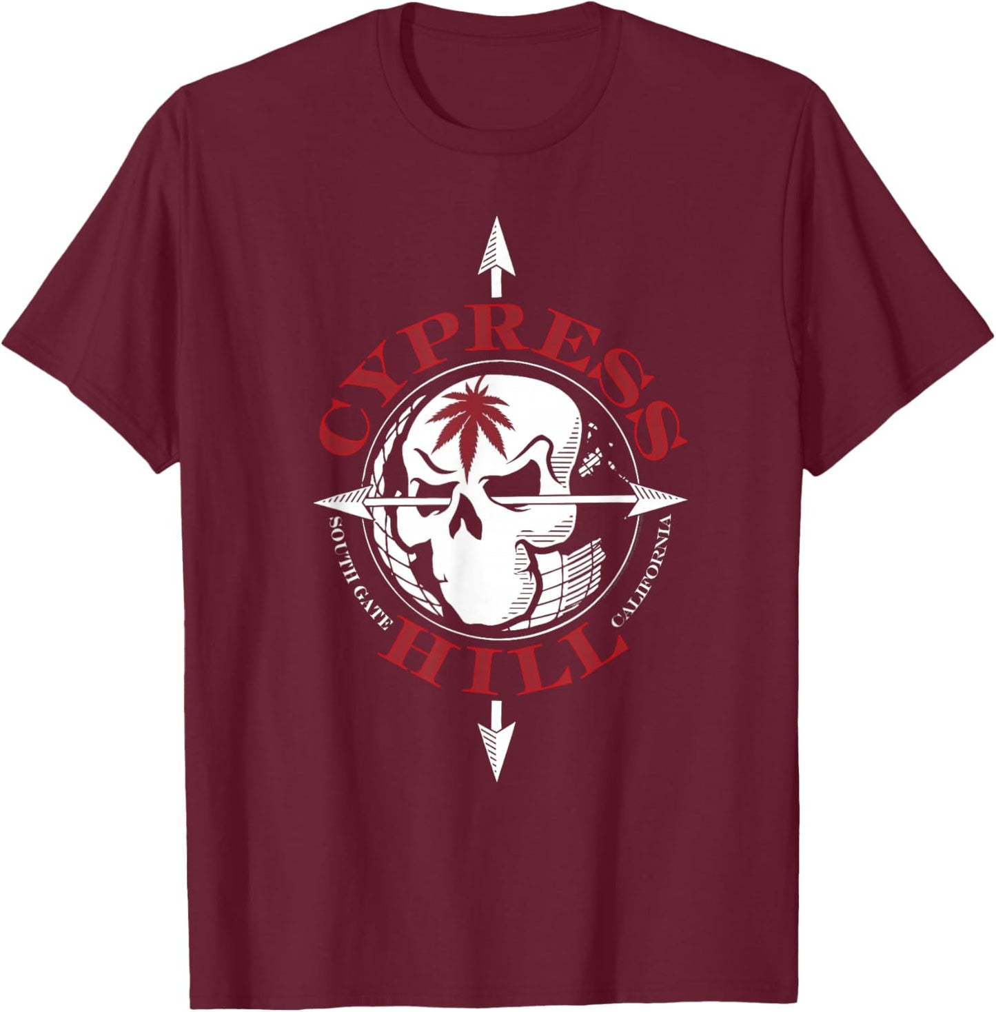 Cypress Hill - Kronologik T-Shirt - T-Shirt | Maroon