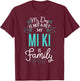 Cute Mi Ki Shirt Family Dog Gift Men T-Shirt - T-Shirt | Maroon