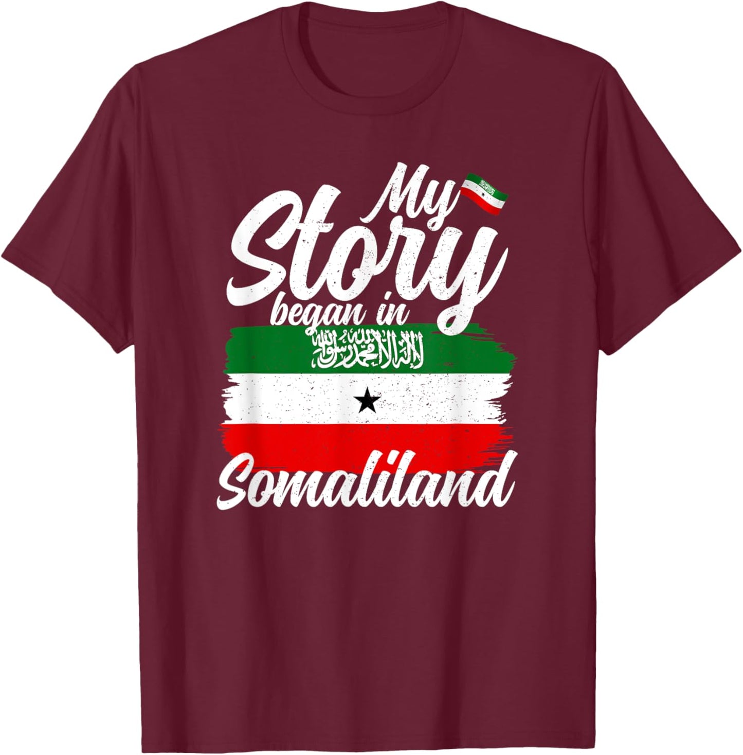 Somaliland T-Shirt - T-Shirt | Maroon