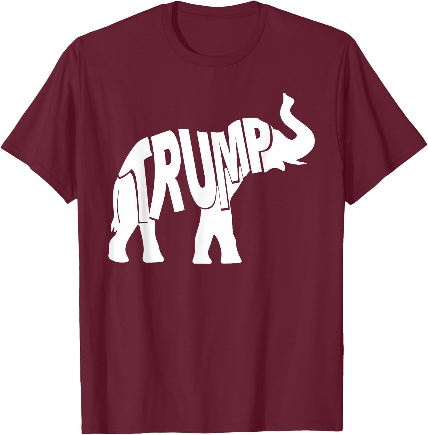 Donald Trump 2020 Republican Elephant T-Shirt - T-Shirt | Maroon