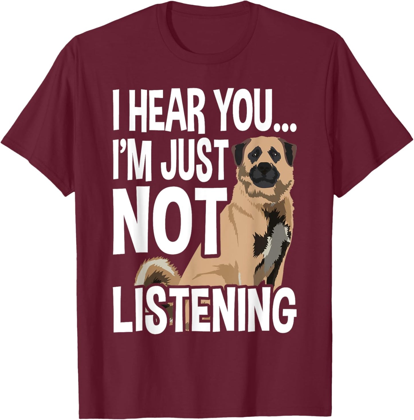 Anatolian Shepherd Dog - Anatolian Shepherd Women Girls Kids T-Shirt - T-Shirt | Maroon