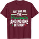 Prosciutto Italian Food Quote for a Prosciutto lover T-Shirt - T-Shirt | Maroon