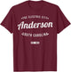 Anderson South Carolina Vintage Travel Souvenir Anderson T-Shirt - T-Shirt | Maroon