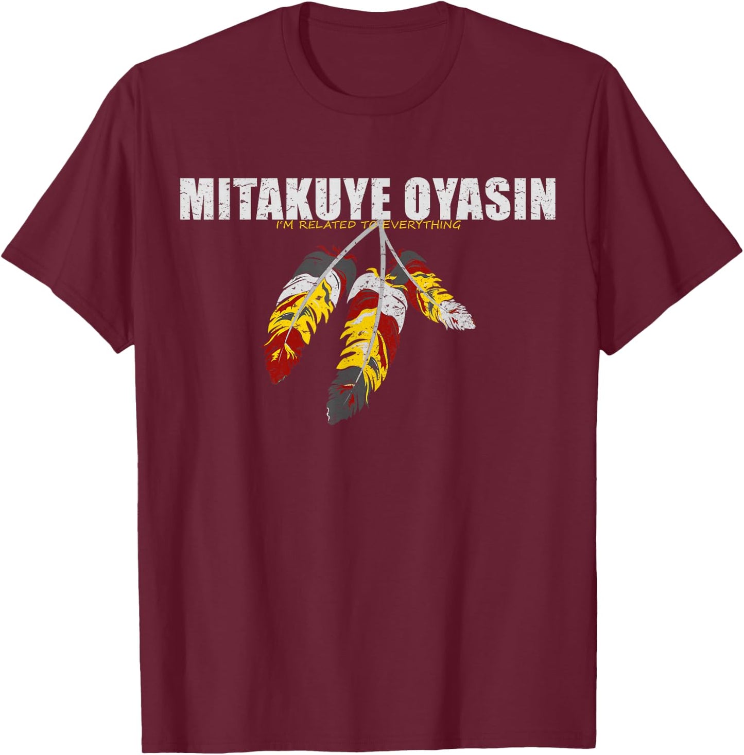 Native American Pride I Lakota Tribe Teton Sioux Nation T-Shirt - T-Shirt | Maroon