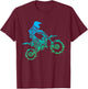 Mechanic's Choice: Dirt Bike Spare Parts MX Rider Men Boys T-Shirt - T-Shirt | Maroon