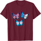Multiculti Heritage. Honduras, Guatemala and the USA T-Shirt - T-Shirt | Maroon