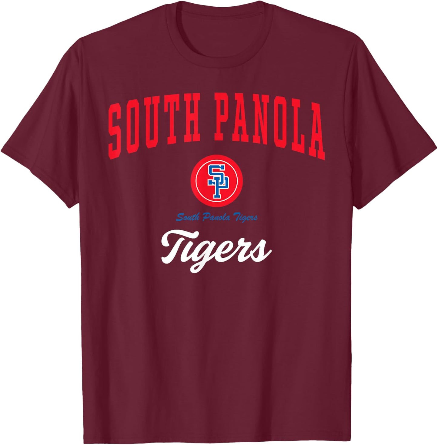 South Panola High School Tigers C3 T-Shirt - T-Shirt | Maroon