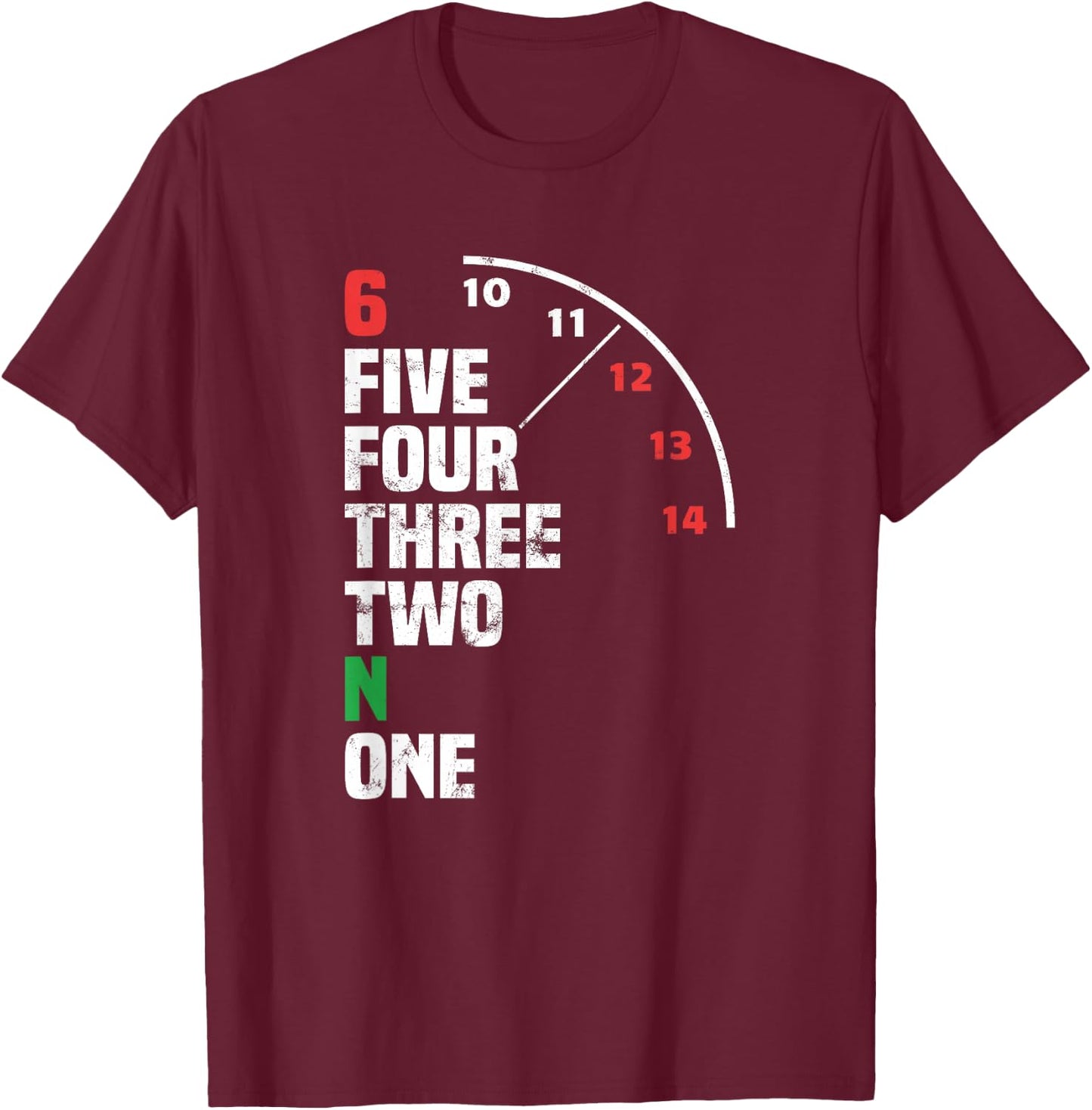 Motorcycle Gear Shift Pattern Motorcyclist T-Shirt - T-Shirt | Maroon