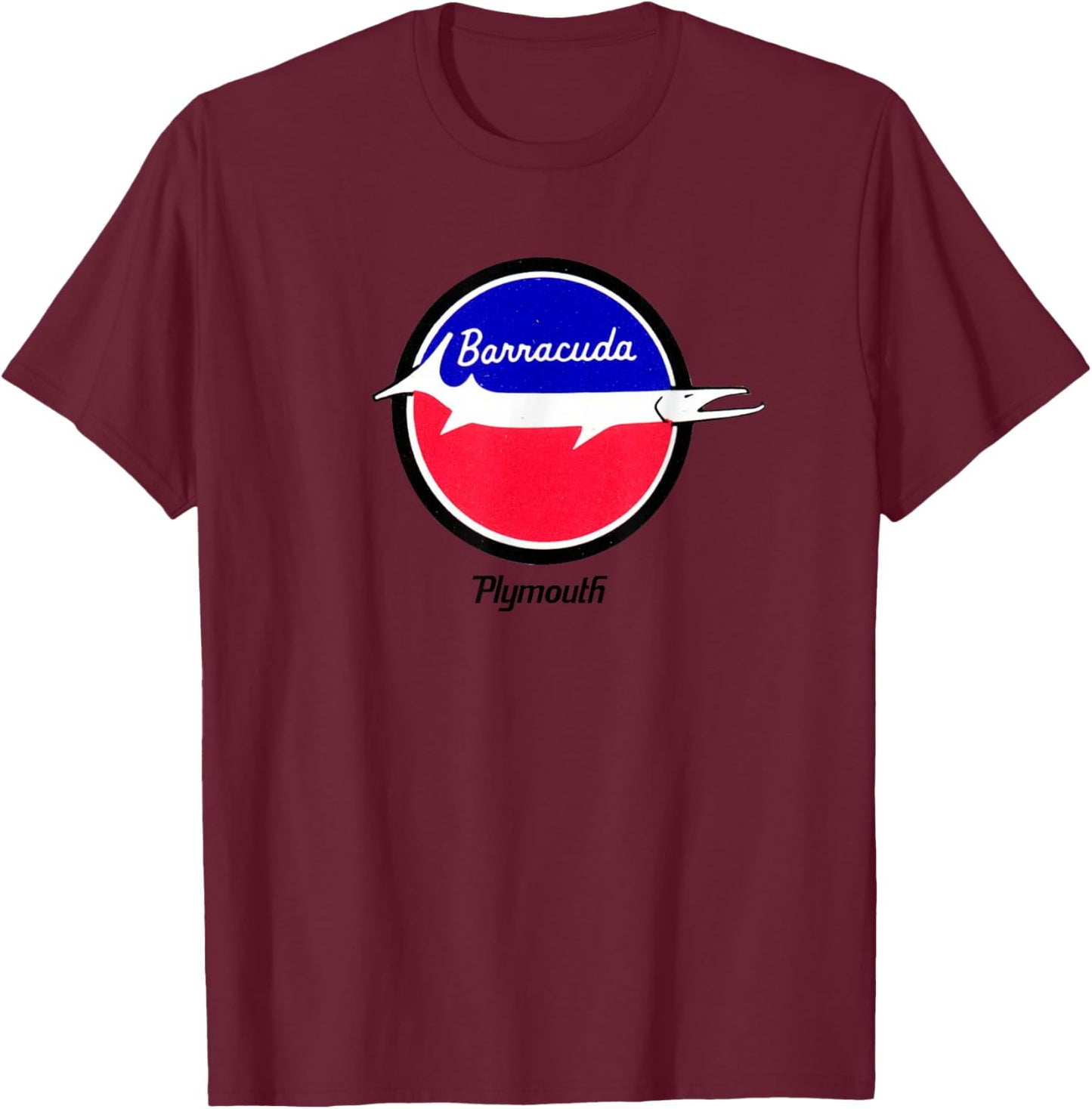 Plymouth Barracuda T-Shirt - T-Shirt | Maroon