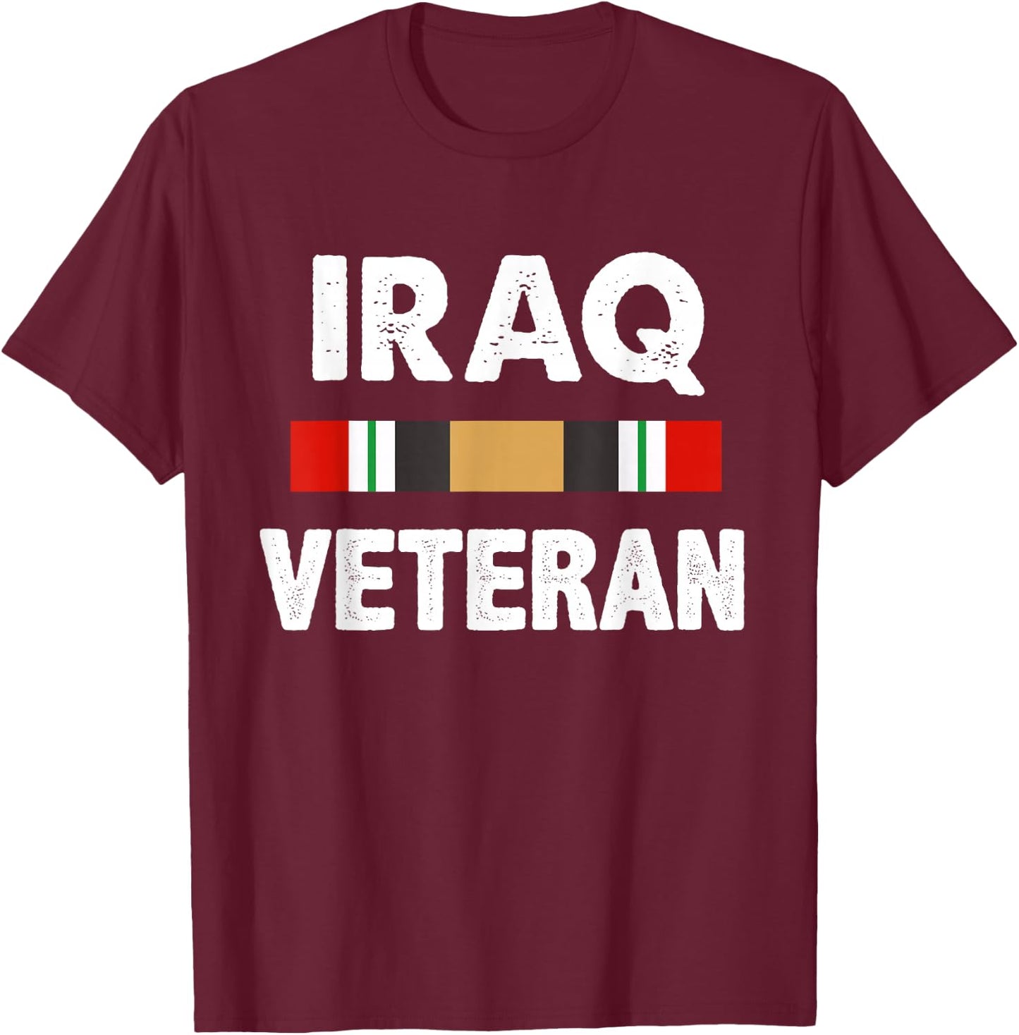 Iraq Veteran Shirts | Iraq Vet T-Shirt - T-Shirt | Maroon