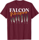 Falcon Whisperer Bird Owner Ornithology Falconry T-Shirt - T-Shirt | Maroon