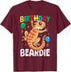 Bearded Dragon Birthday Beardie Cute Kids Bearded Dragon T-Shirt - T-Shirt | Maroon