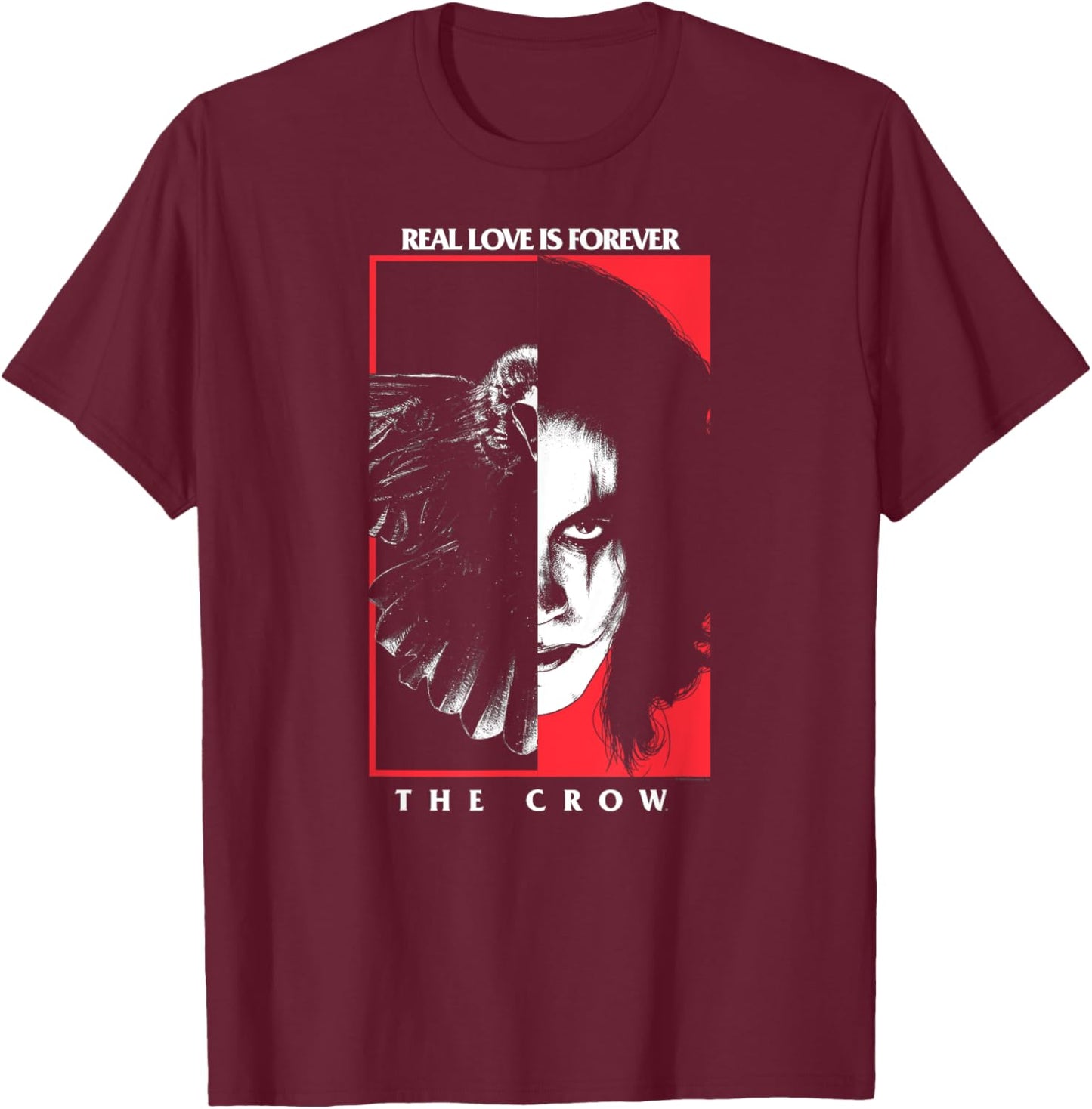 The Crow – Real Love T-Shirt - T-Shirt | Maroon