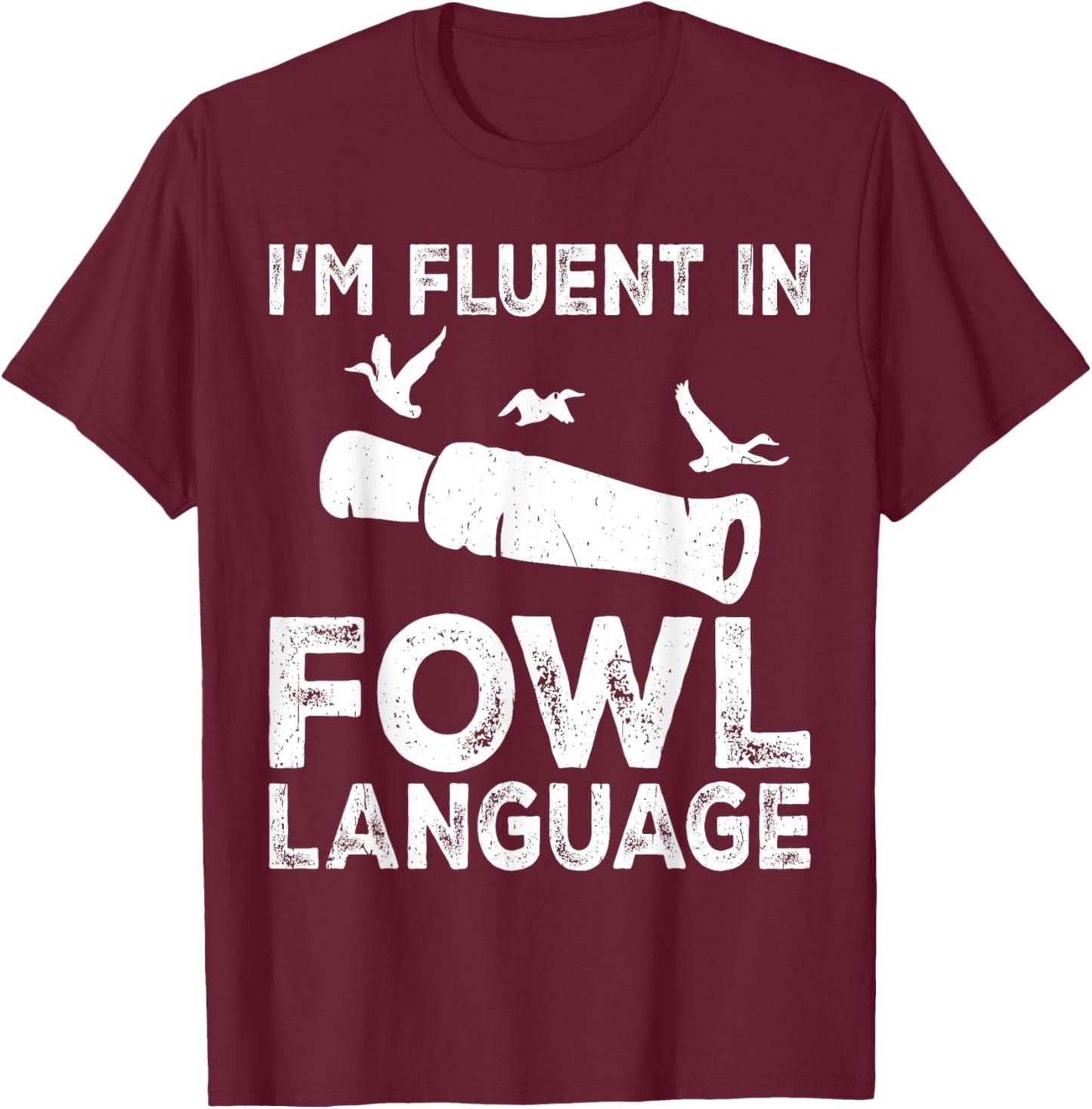 Duck Hunter Funny Duck Hunting T-Shirt - T-Shirt | Maroon